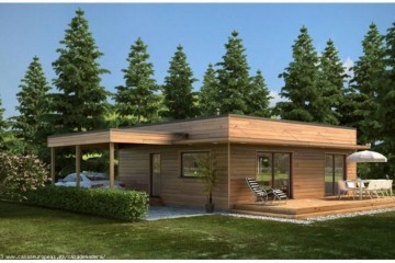 Bungalow di Legno modello Italia 1 di HEALTHY LIFE HOUSES & WHEELS HOUSES