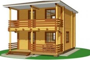 Modello Casa in Legno Ecocottage Italia 4 di HEALTHY LIFE HOUSES & WHEELS HOUSES