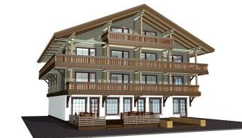 Tetti in Legno in legno HEALTHY LIFE HOUSES & WHEELS HOUSES ecohotel in stile chalet alpino