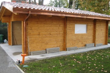 Casetta di Legno Garage di Bergamasca Costruzioni Legno