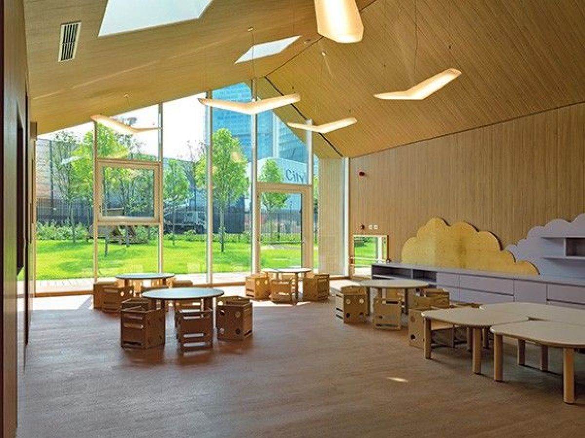 Edifici Pubblici (scuole, chiese) in legno LignoAlp | Damiani-Holz&KO Spa Asilo nido City Life