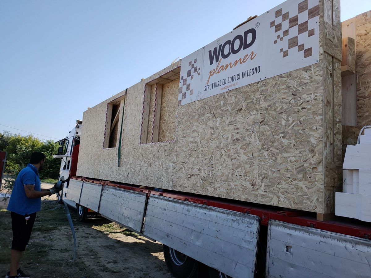 Case in legno Wood planner Villa 250 mq