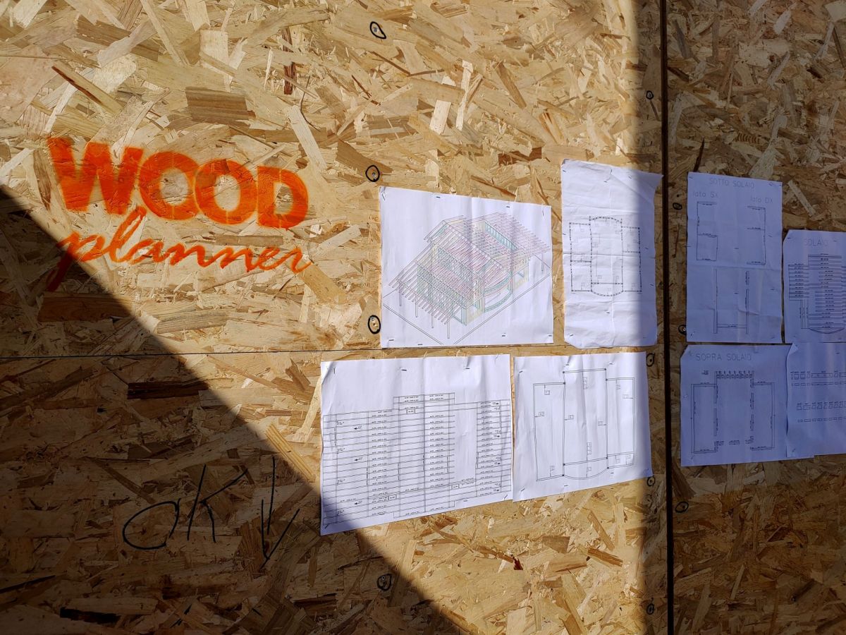 Case in legno Wood planner Villa vista mare