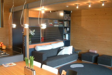 Modello Casa in Legno Casa moderna di RIKO-HISE srl - Arch. Daniele Bonzi