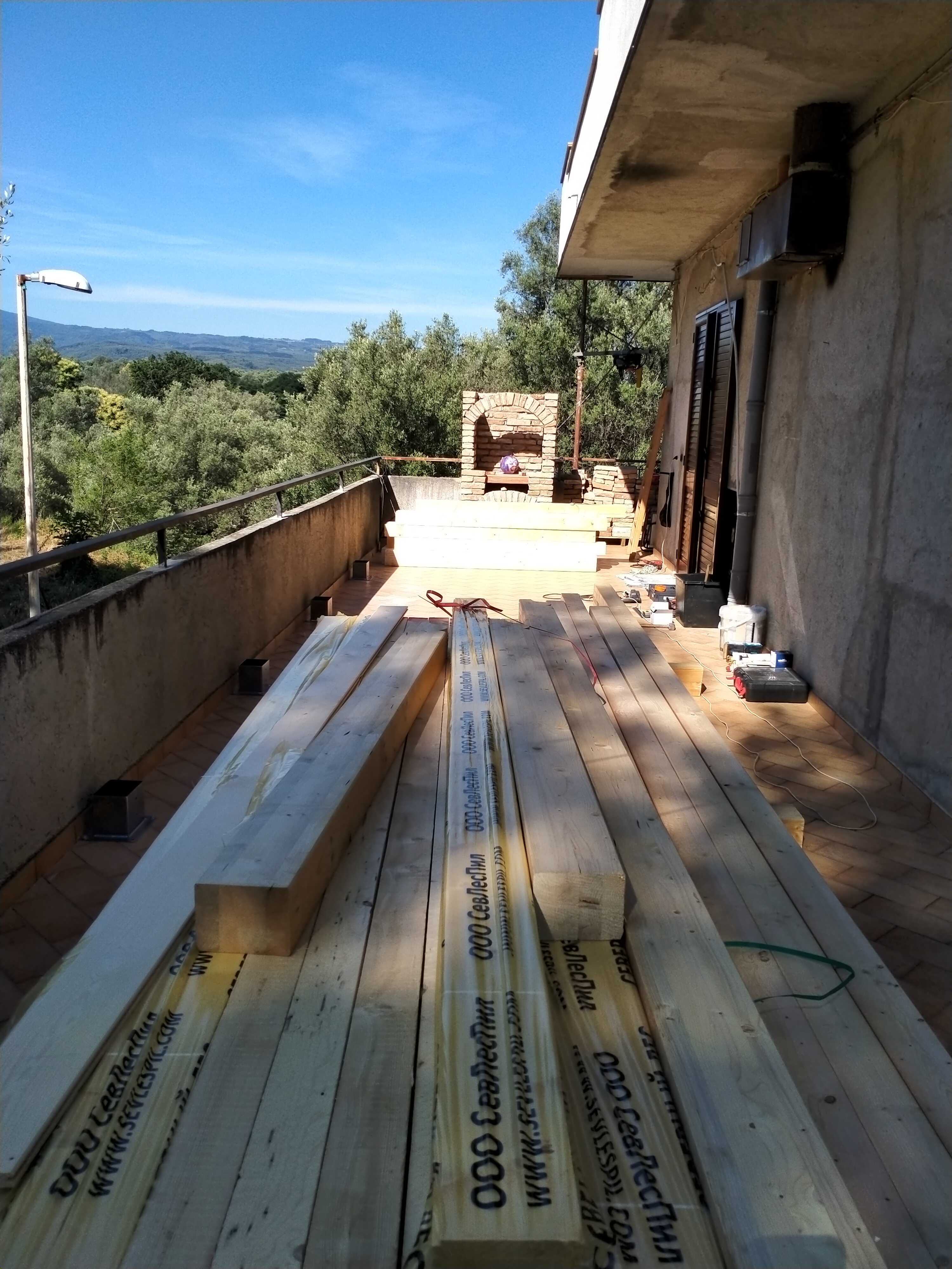 Planimetria della costruzione Ampliamento in Legno modello Depandance di Serramenti Rigano' Group