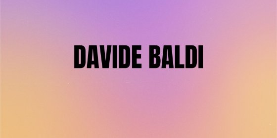 Davide Baldi - Progettista