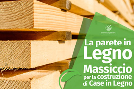 Legno Massiccio per case in legno e ville prefabbricate