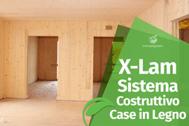Sistema Costruttivo X-Lam per case in legno prefabbricate