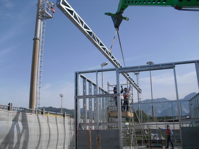 Realizzazione costruzione industriale realizzato da Andrea Randazzo, Assistenza tecnica a Massa