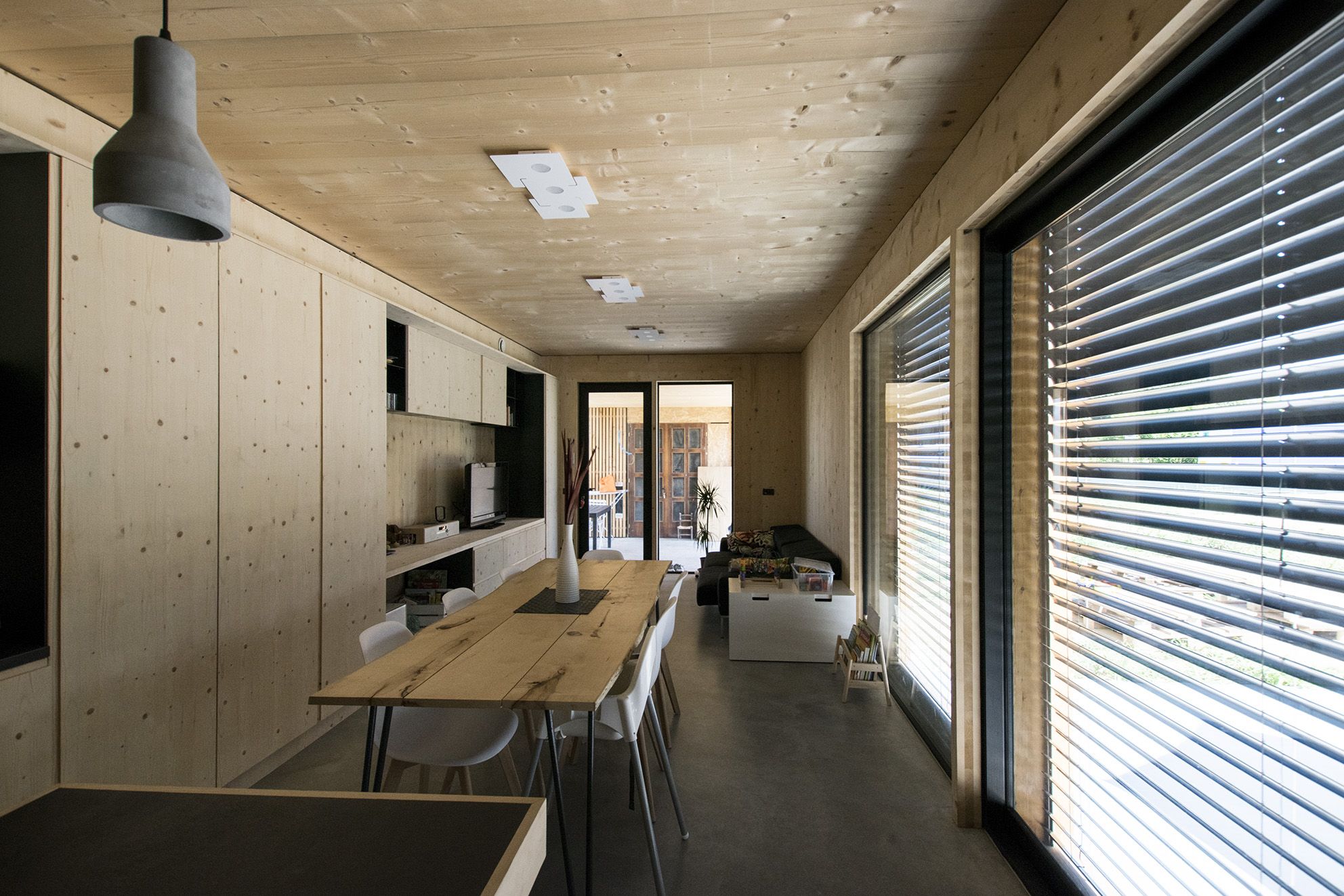Interno Casa in Legno realizzato da Architetto Màrcio Tolotti, Assistenza tecnica a Verona