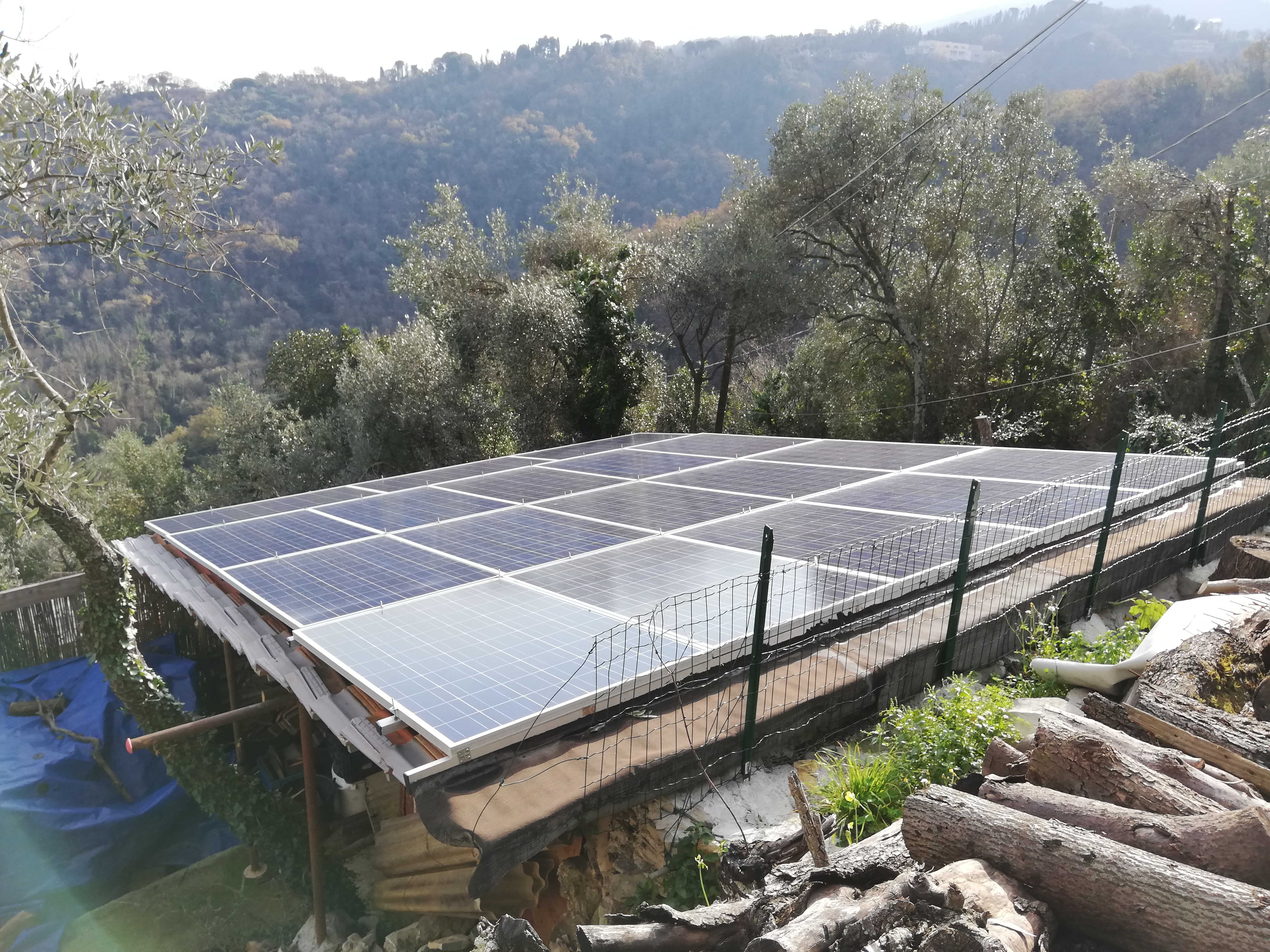 impianto fotovoltaico 4000w realizzato da Luca Guidicelli,  a Rapallo