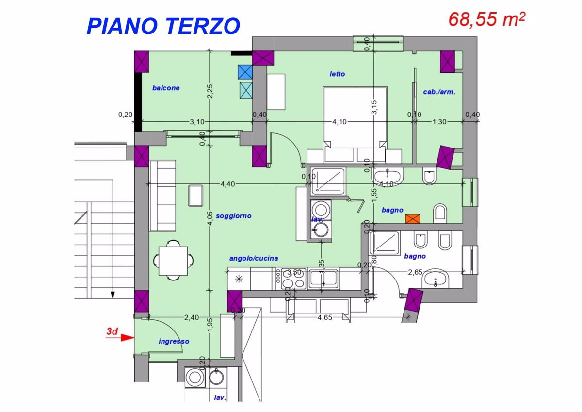 Appartamento Cosenza CS56-69VRG
