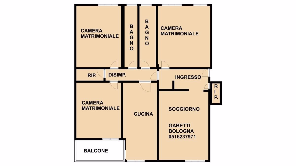 Appartamento Bologna V888/SPVRG