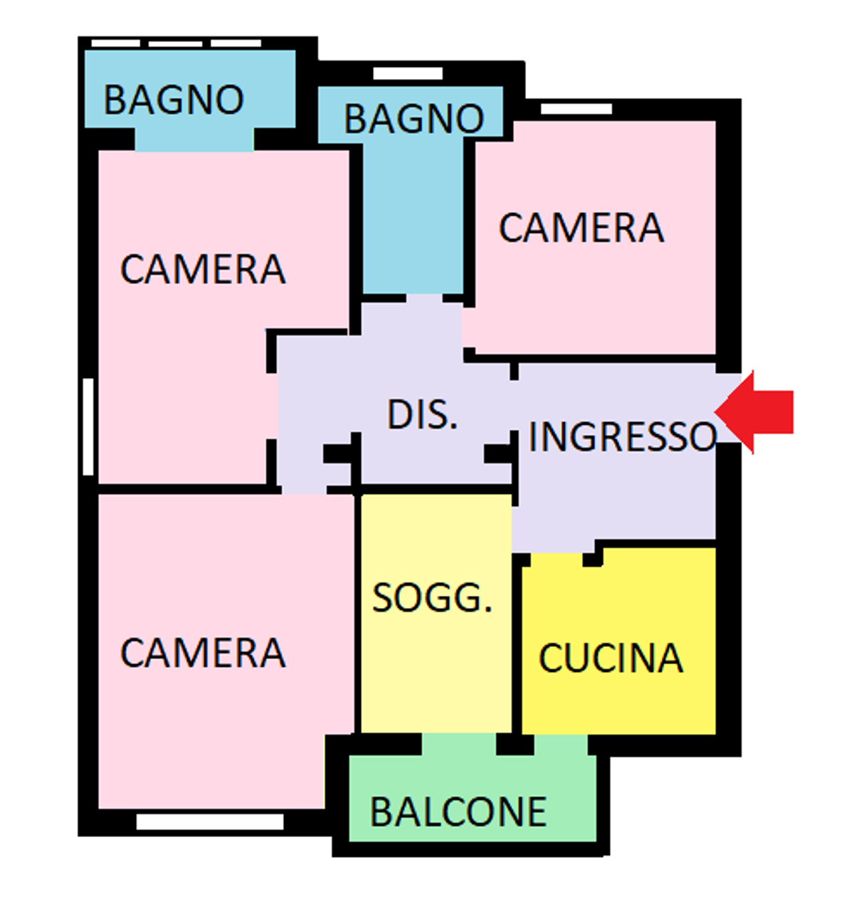 Appartamento Bologna Rif. 1534LARG
