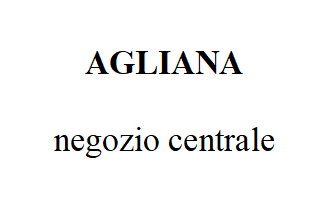 Negozio Agliana cod. rif5894867ACG