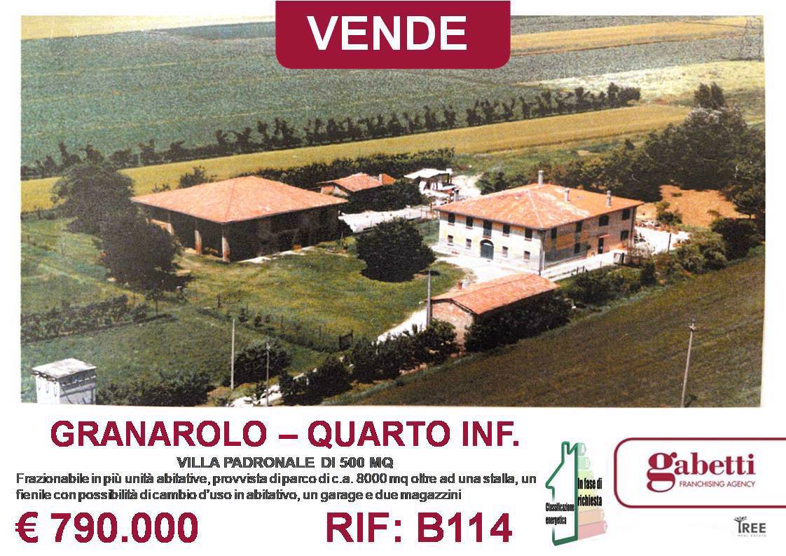 Villa bifamiliare Granarolo dell'Emilia cod. rif5901205VRG