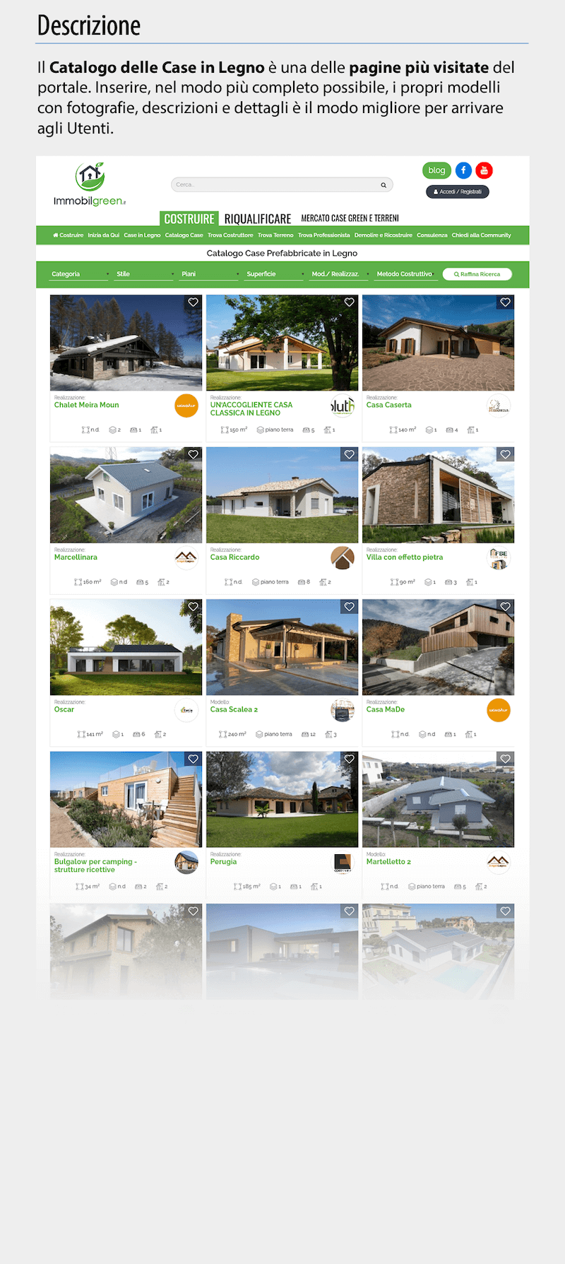 Catalogo Modelli e Realizzazioni