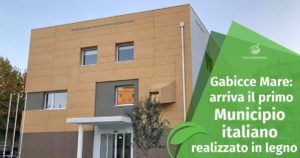 Il primo Municipio italiano realizzato in legno: succede a Gabicce