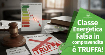 Classe Energetica Falsa è Truffa: la Sentenza della Cassazione
